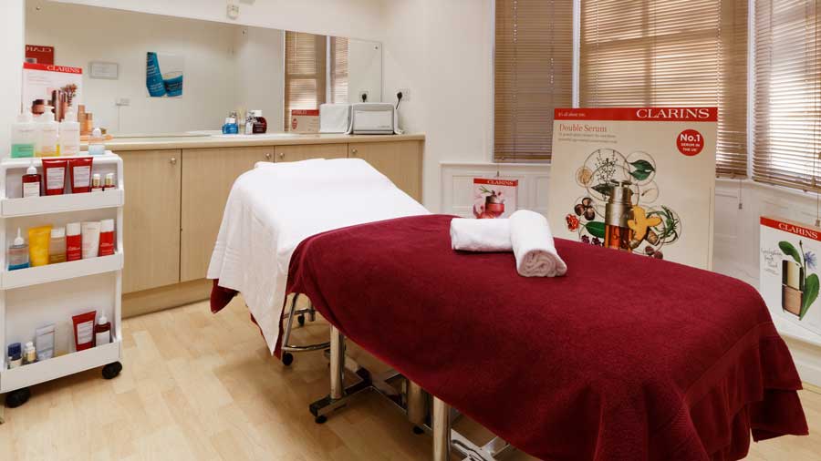 Clarins Gold Salon at Central Pharmacy Cardiff